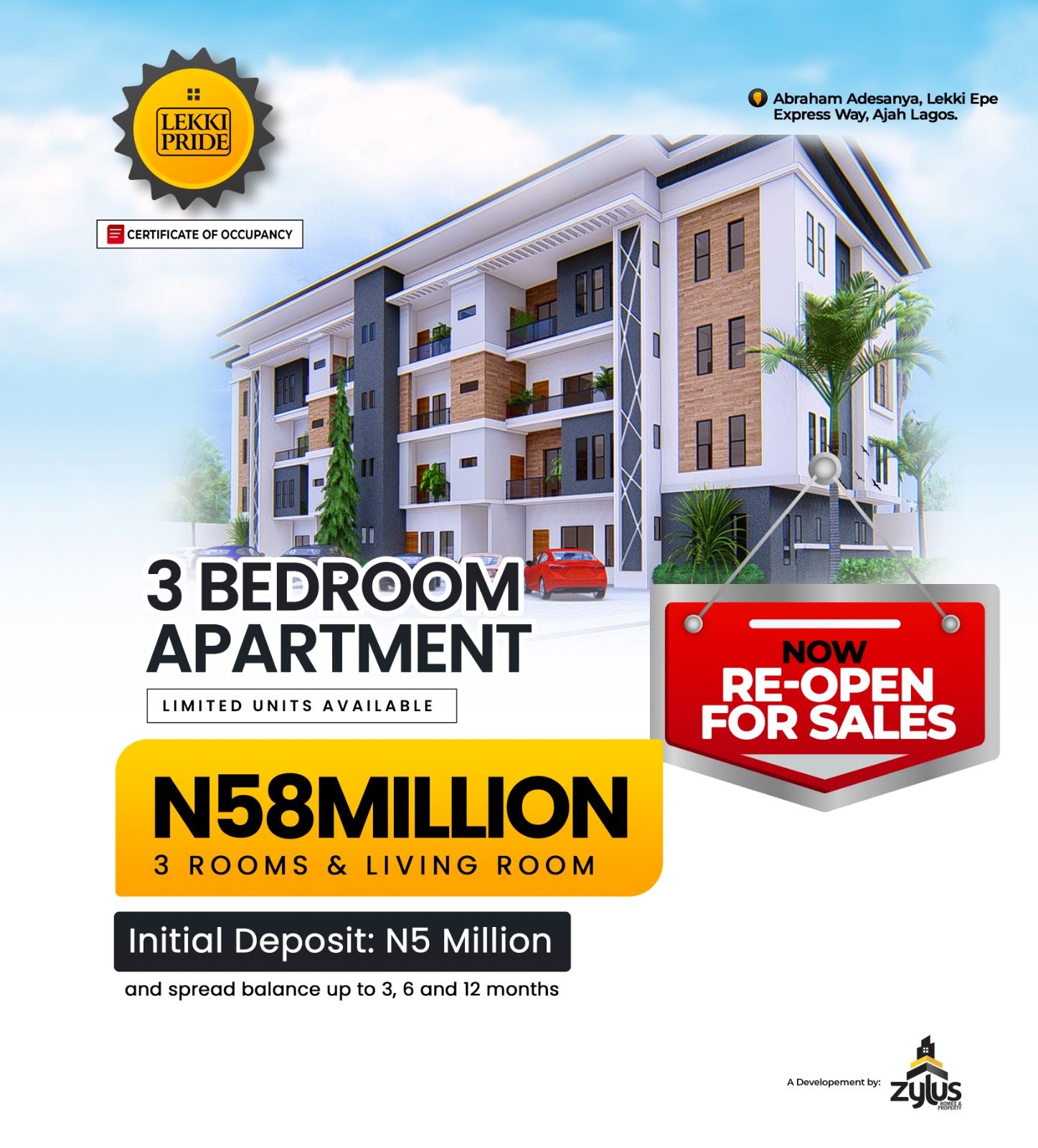 2 Bedroom Flats For Sale, Ajah, Lagos, Property