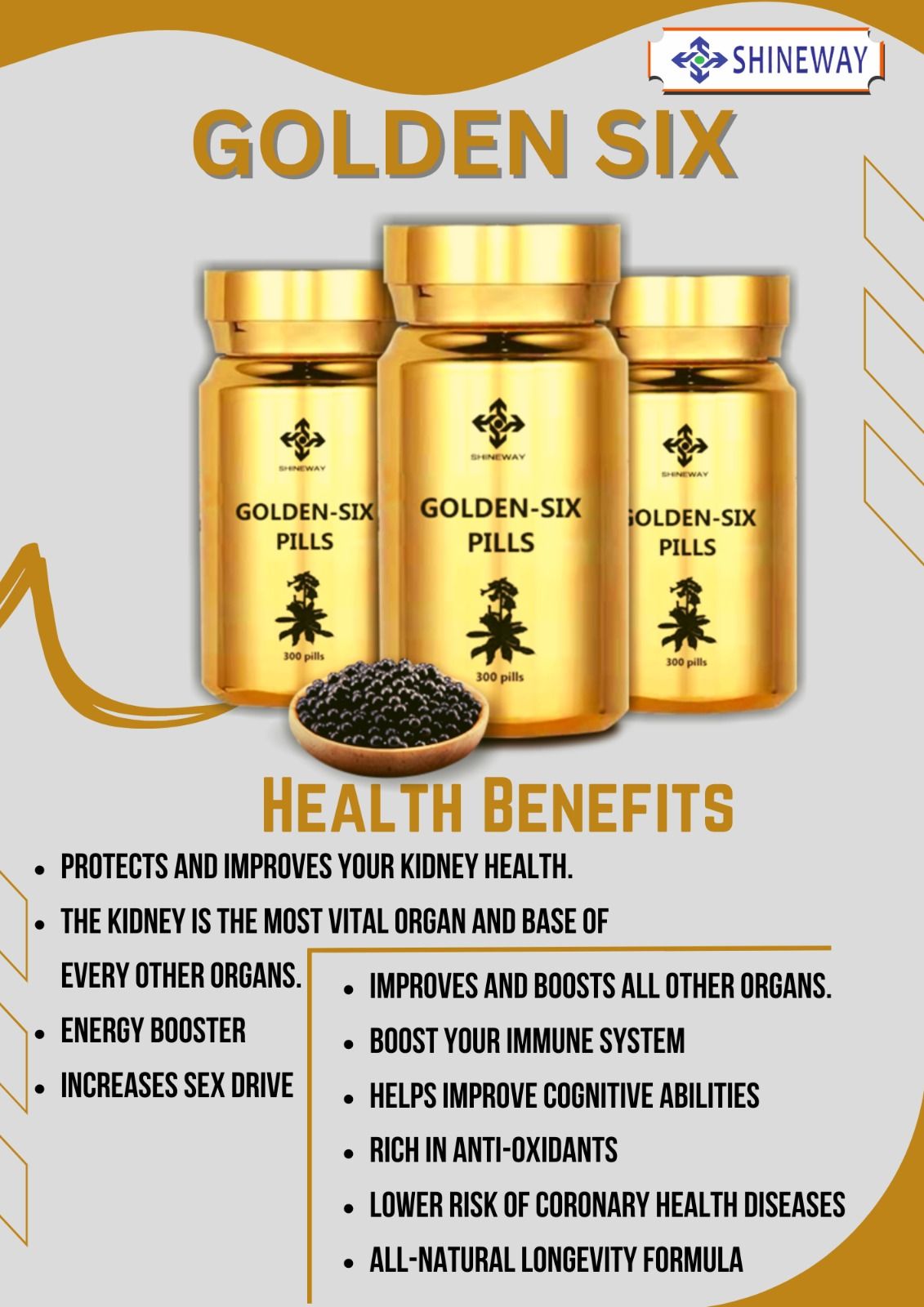 Golden Six Capsule, Oshodi-Isolo, Lagos, Supplements