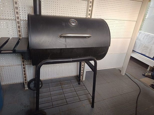 Outdoor Black Coated Barbeque Grill | With Wheels, Ojo, Lagos