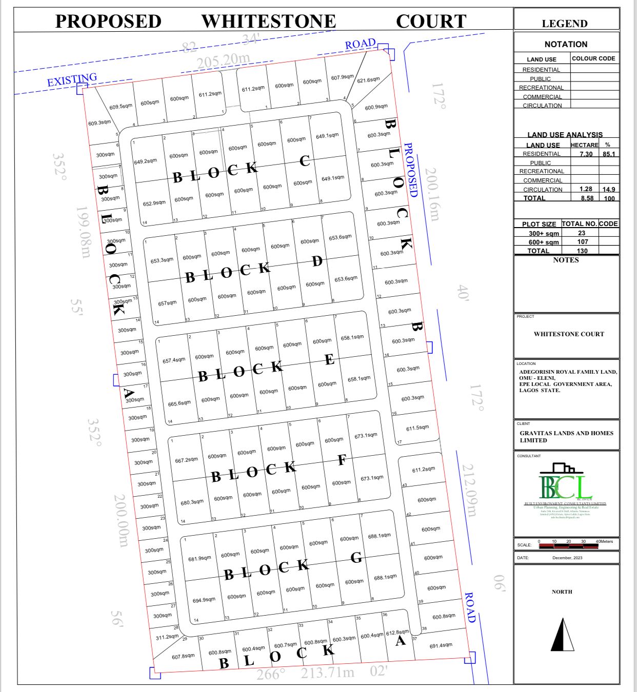 Land For Sale - 600sqm at WhiteStone Court, Property