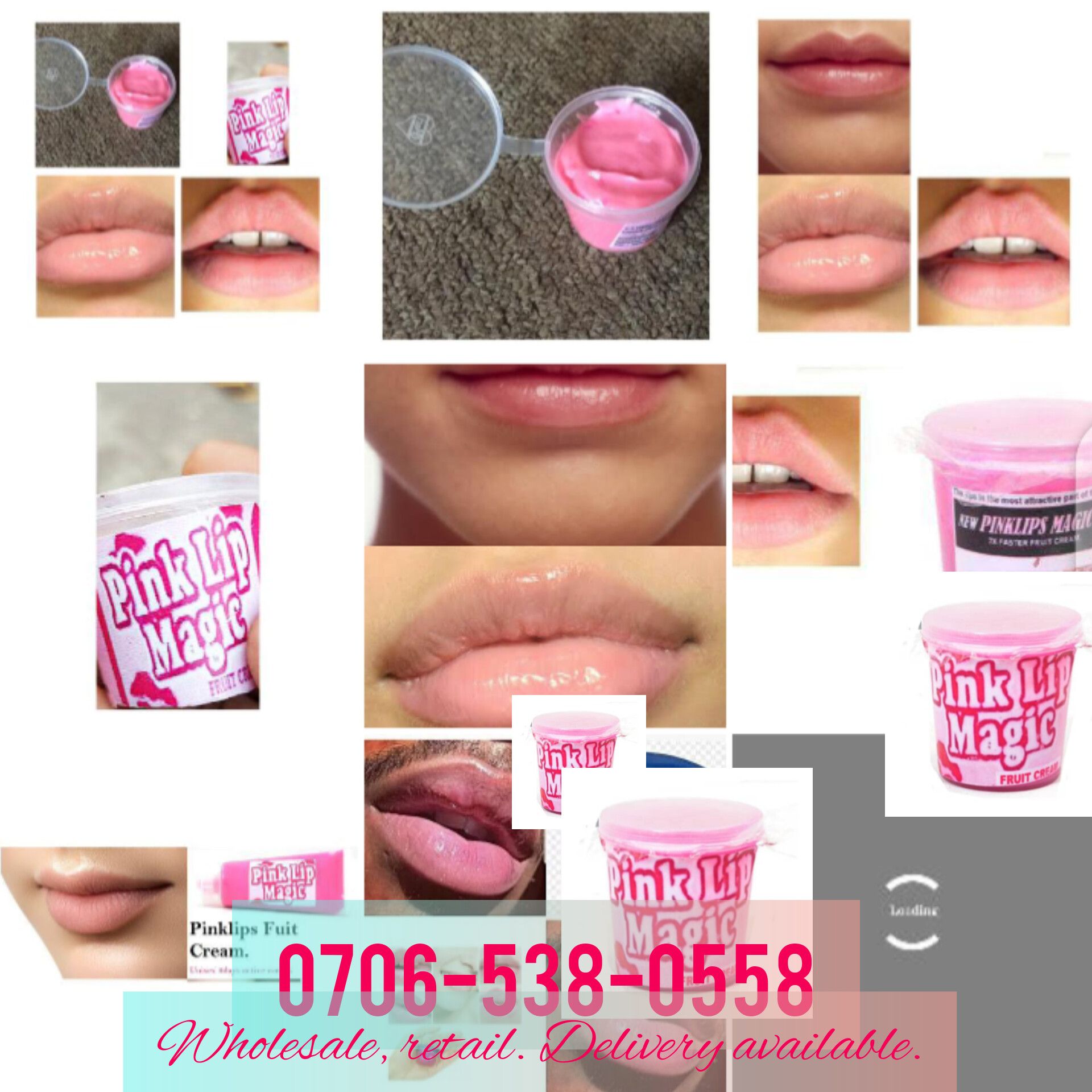 Pink lips magic cream, Health and Wellness
