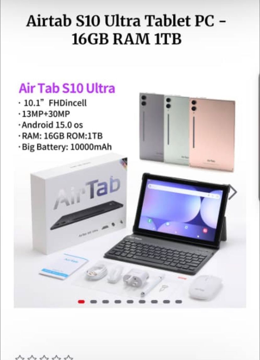 AirTab S10 Ultra – Sleek Performance Device, Ikeja, Lagos