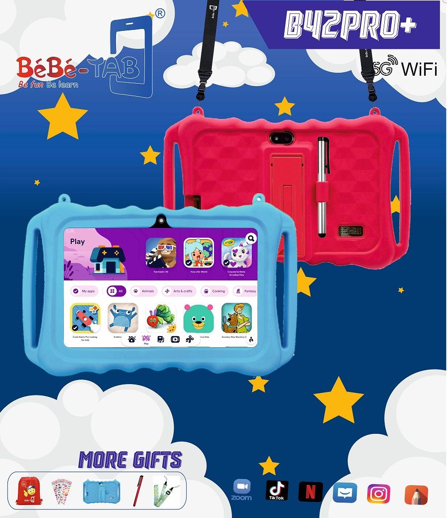 Bebe Tab B42 Pro Plus | Android Powered Tab for Kids, Ikeja, Lagos