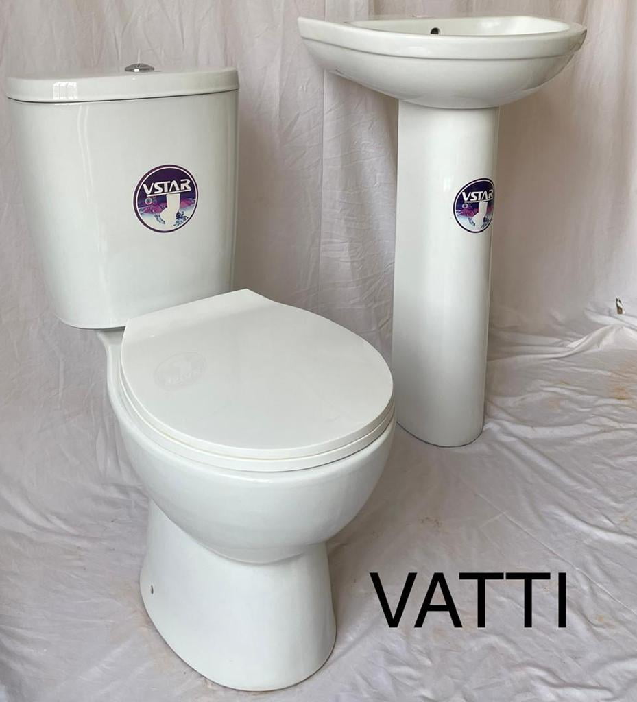 Vstar Water Closet Complete Set | White, Ikeja, Lagos - Image 1