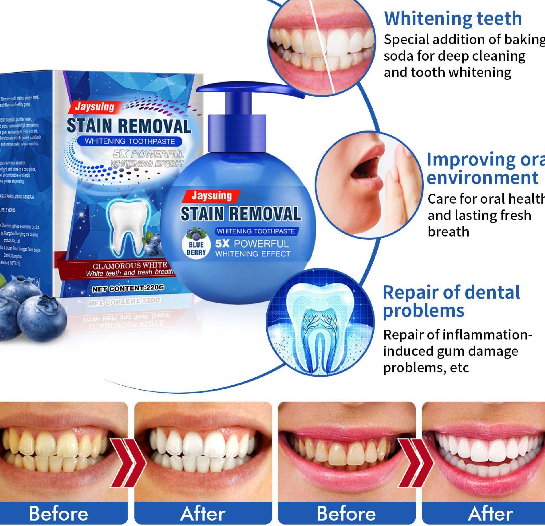 Stain Removal Baking Soda Teeth Whitening Toothpaste