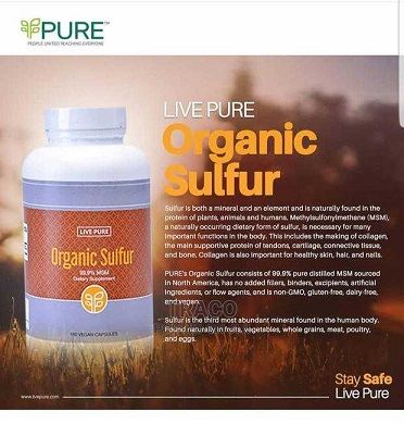 Organic Sulphur for Arthritis, rheumatism