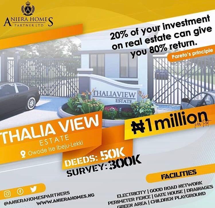 Land for sale at Thalia View Estate