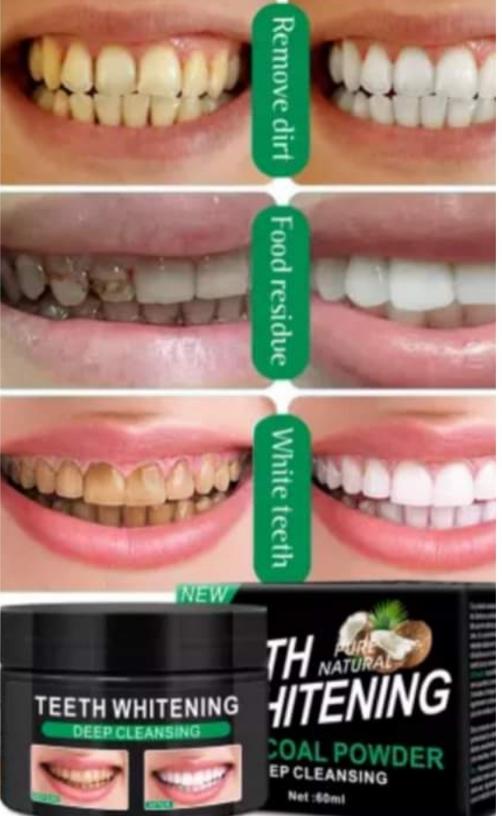 Deep Cleaning Charcoal Teeth Whitening Powder