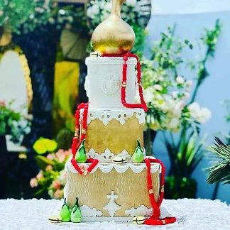 Traditional marriage Cake