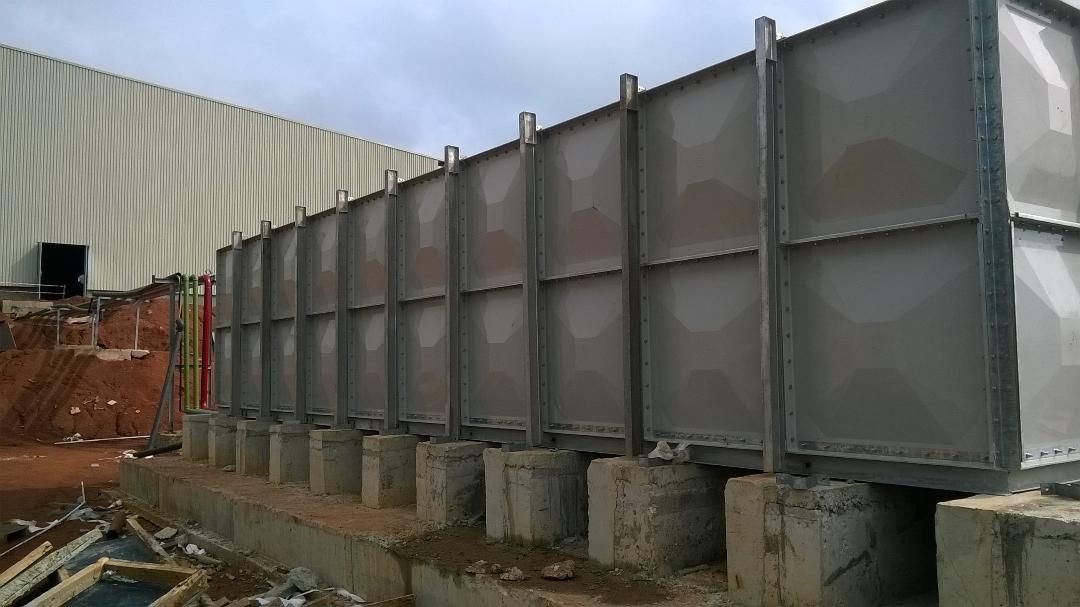 Glass Fiber external reinforced Sectional Water storage tanks