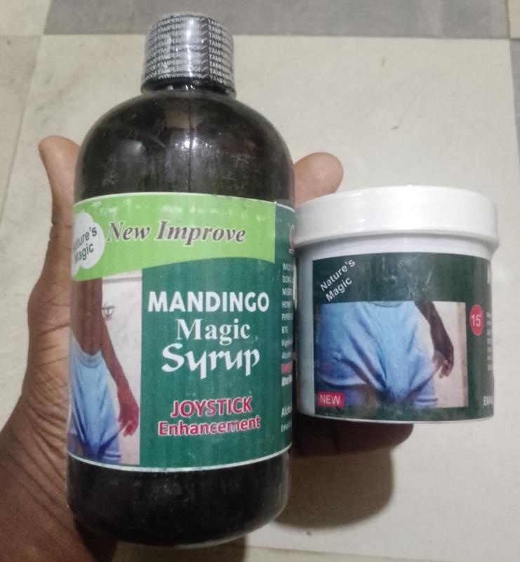 Mandingo Magic Cream+Syrup for Penis Enlargement