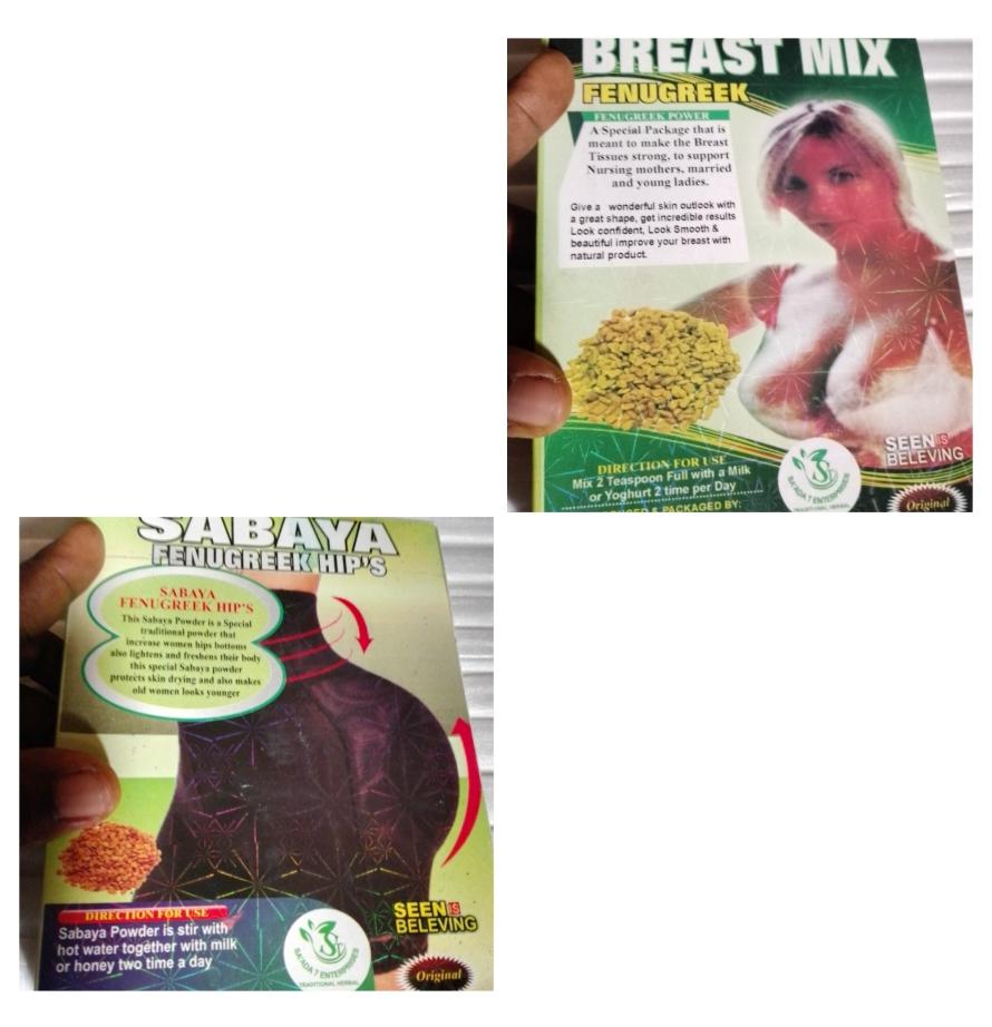 Sabaya Fenugreek Breast, Butt and Hips Enlargement Powder