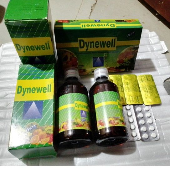 2 Bottles Dynewell Syrup+50 Dynewell Tablet for Weight Gain and Butt Enlargement
