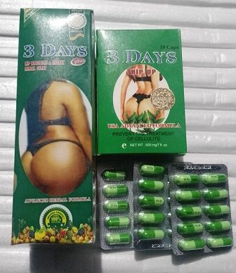 3 Days Hip Up Syrup+Capsule Advanced Formula for Butt Enlargement_30pills