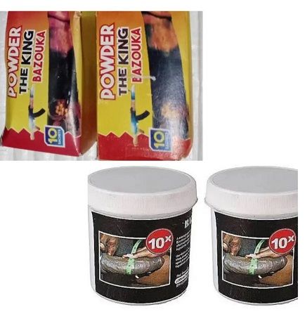  Bazouka Cream And The King Bazouka Herbal Powder Tea Combo)  - 2 packs